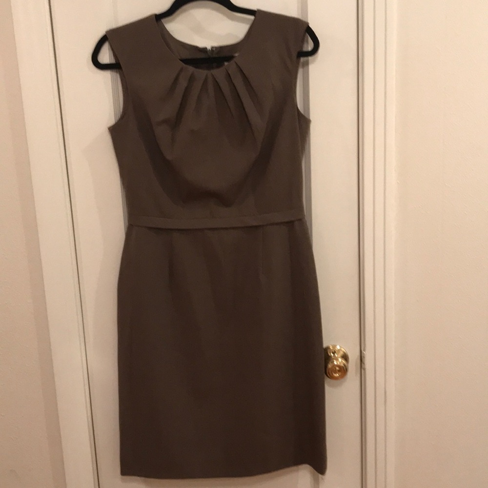 Classy Brown Suit Shift dress